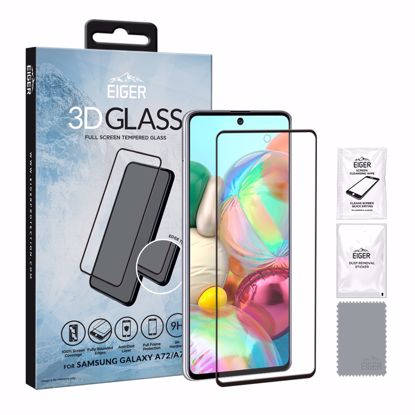 Picture of Eiger Eiger GLASS 3D Full Screen Protector for Samsung Galaxy A72