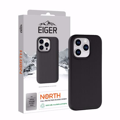Picture of Eiger Eiger North Case for Apple iPhone 15 Pro Max in Black
