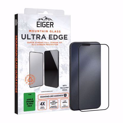 Picture of Eiger Eiger Mountain Glass Ultra EDGE Screen Protector GRS for Apple iPhone 16 Pro Max
